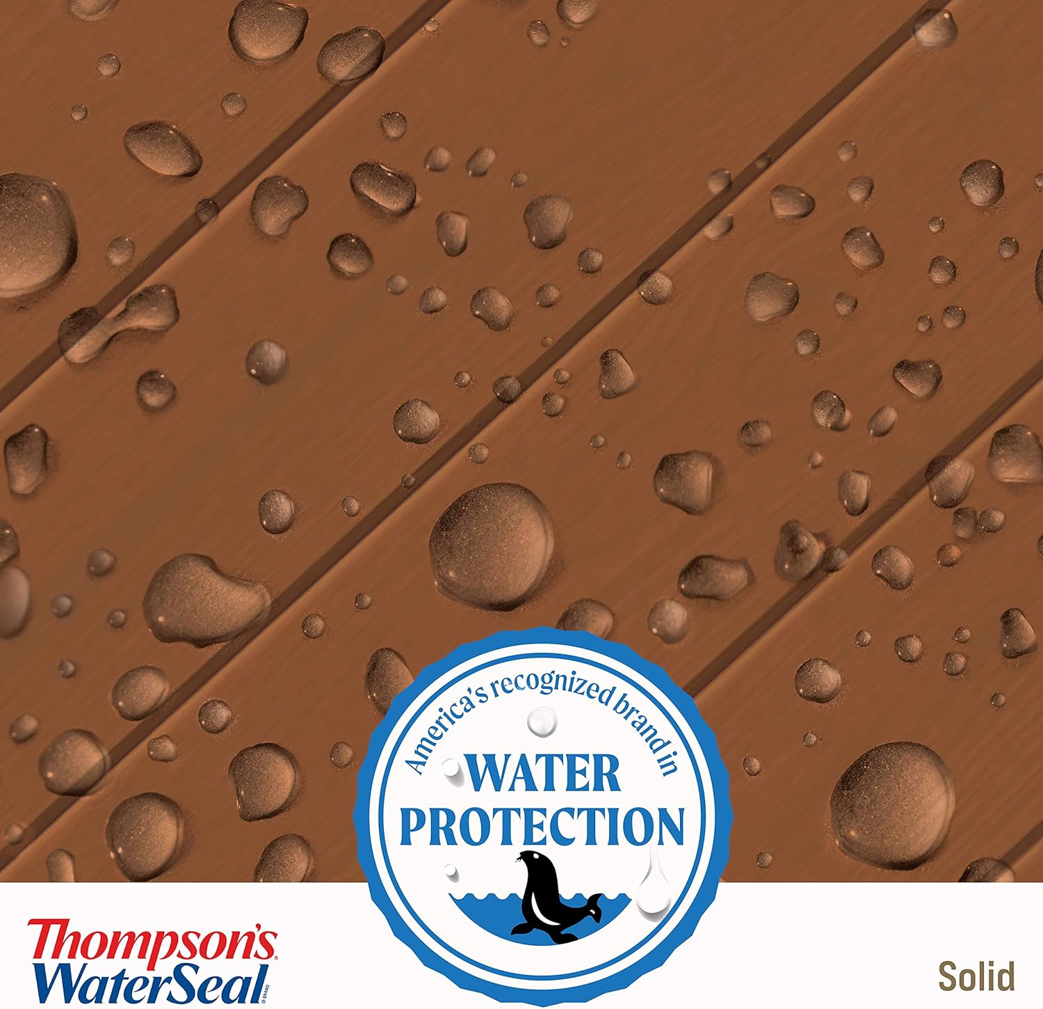 Solid Color Waterproofing Wood Stain and Sealer, Sedona Re