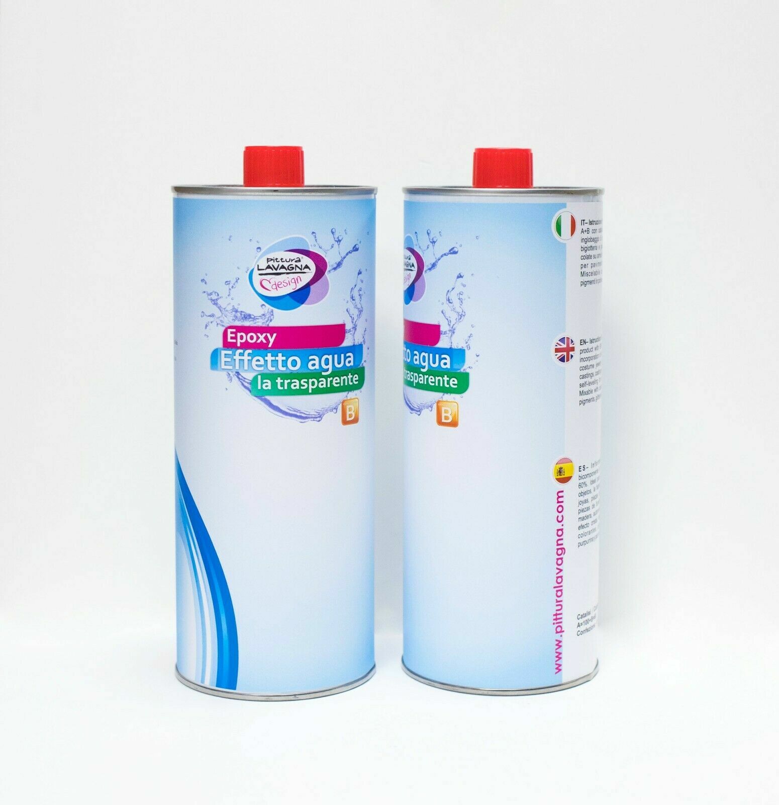 Jumbo Epoxy Resin Two-Component for Flooring and Kitchen Top Kg 0.800 Colors
