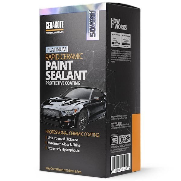 Cerakote Rapid Ceramic Paint Sealant 12oz Spray Long-Lasting High Gloss Shine
