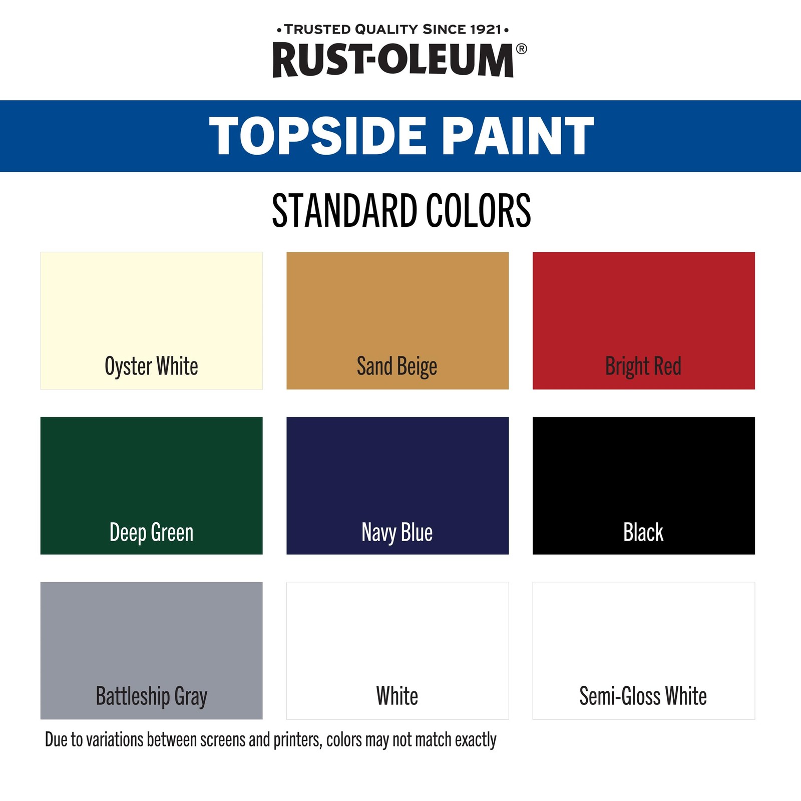 Rust Oleum Marine Topside Paint 32 Fl Oz Bright Red Flexible Durable Finish