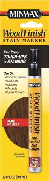 NEW MINWAX 1/3 OZ DARK WALNUT COLORED LIQUID STAIN MARKER PEN 6998488