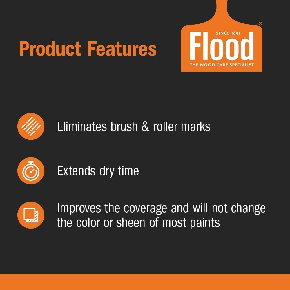Clear Latex Paint Additive 1 Quart Improves Performance and Reduces Brush Marks