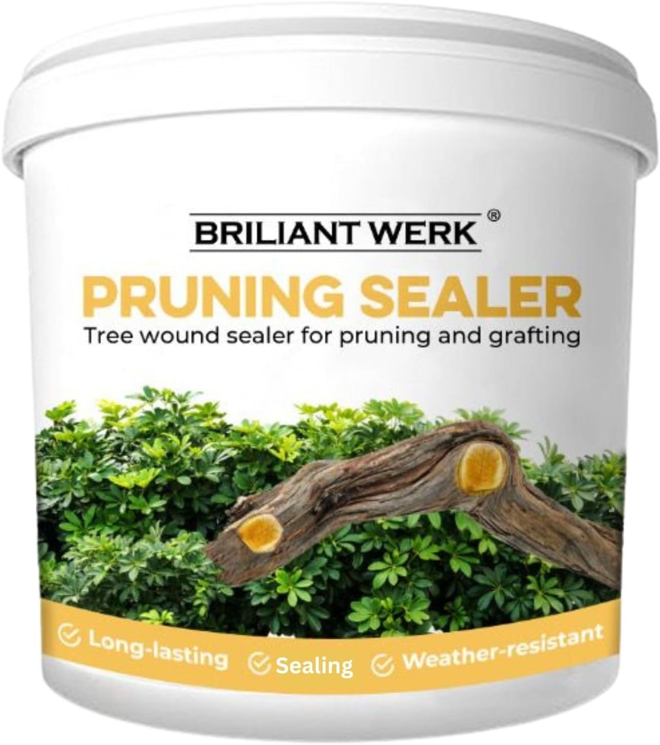 Briliantwerk 28oz Pruning Sealant, Coating for Cuts & Grafting, Bark Care