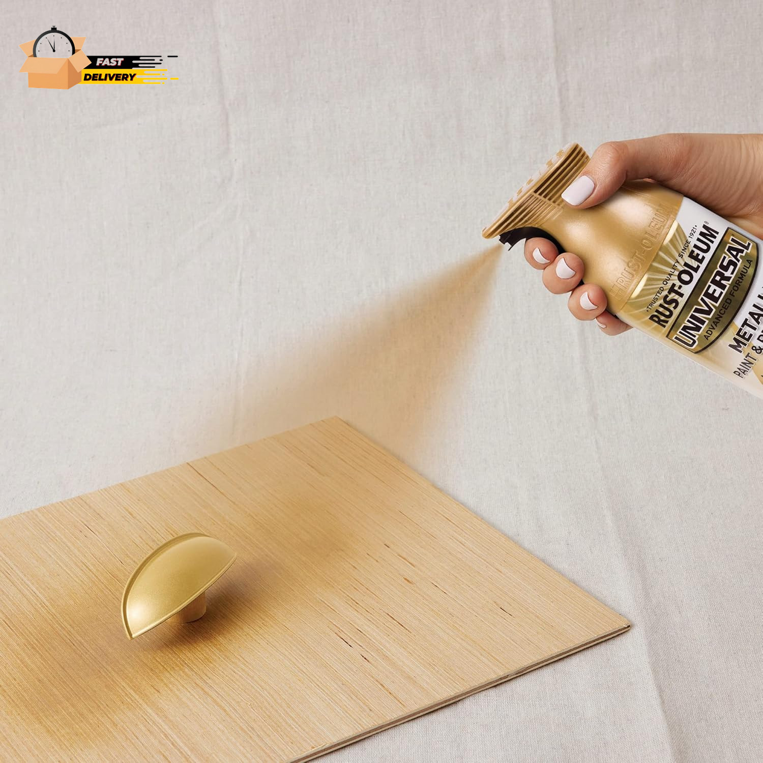 Pure Gold 245221 Universal All Surface Spray Paint, 11 Oz, Metallic,
