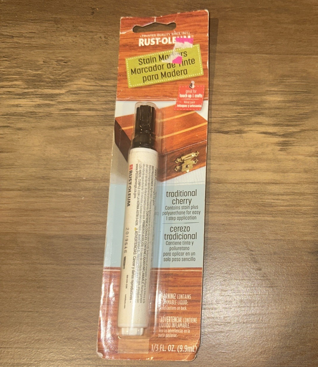 Rust-OLEUM Stain Marker Touch Up Marker NEW – Traditional Cherry #273161