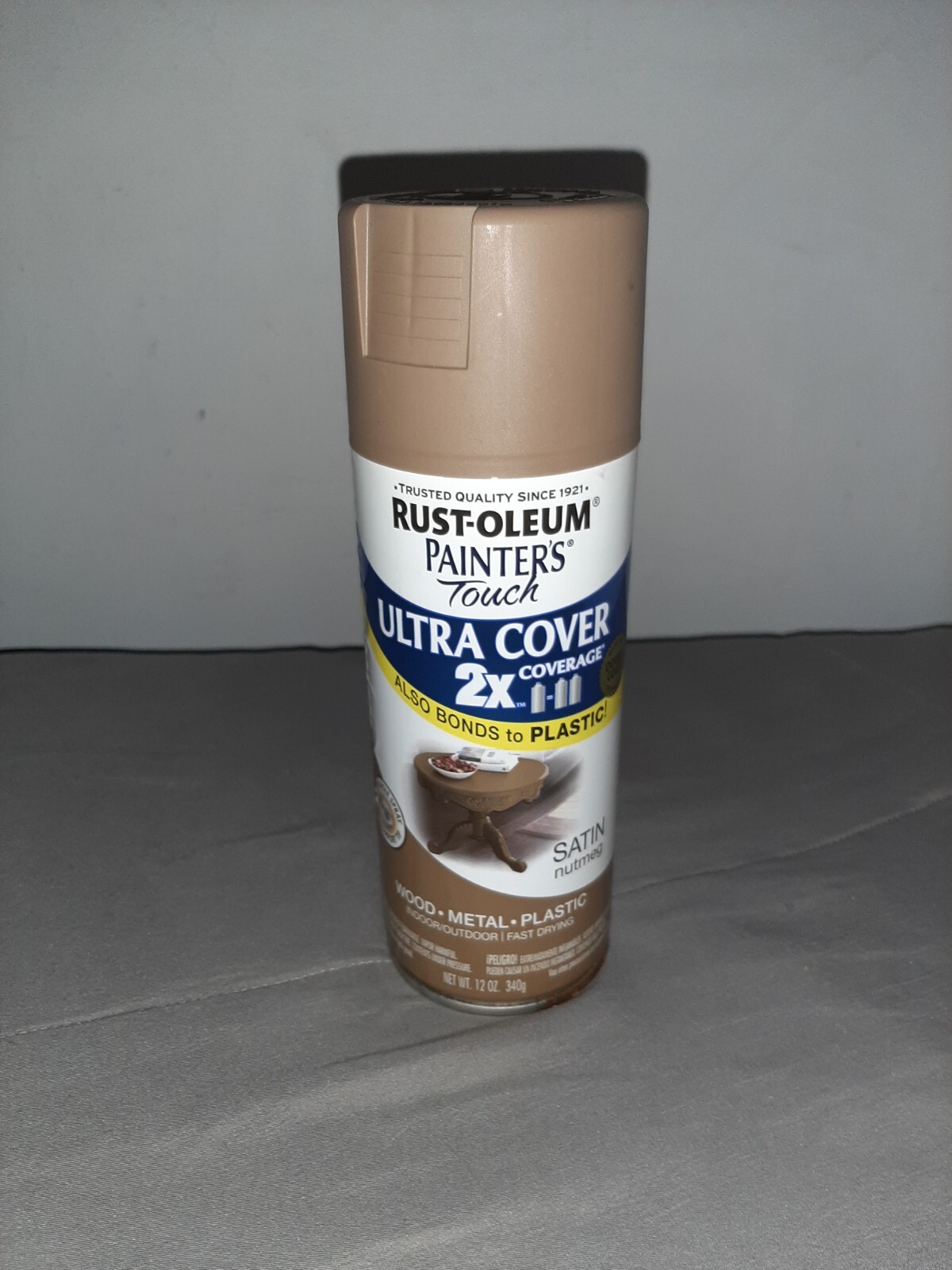 Rust-Oleum Painter’s Touch 2X 12 Oz. Satin Nutmeg General Purpose Spray Paint