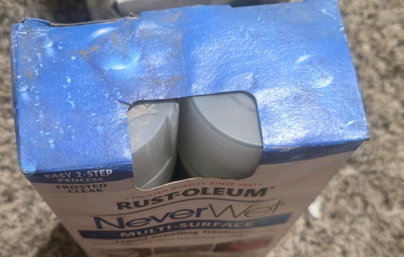 Never Wet Rust-Oleum Multi Purpose Protector Spray Kit Waterproof FROSTED CLEAR