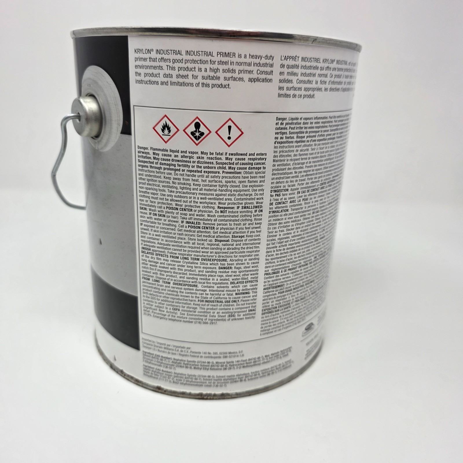 KRYLON K00020001 Industrial Primer Gallon Red Chemical and Corrosion Resistant