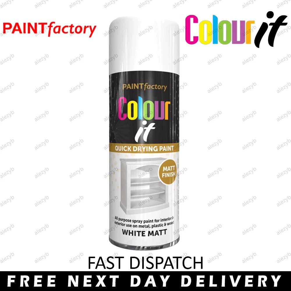 All Purpose Spray Paint Aerosol Matt Gloss Satin Primer Wood Metal Plastic A1