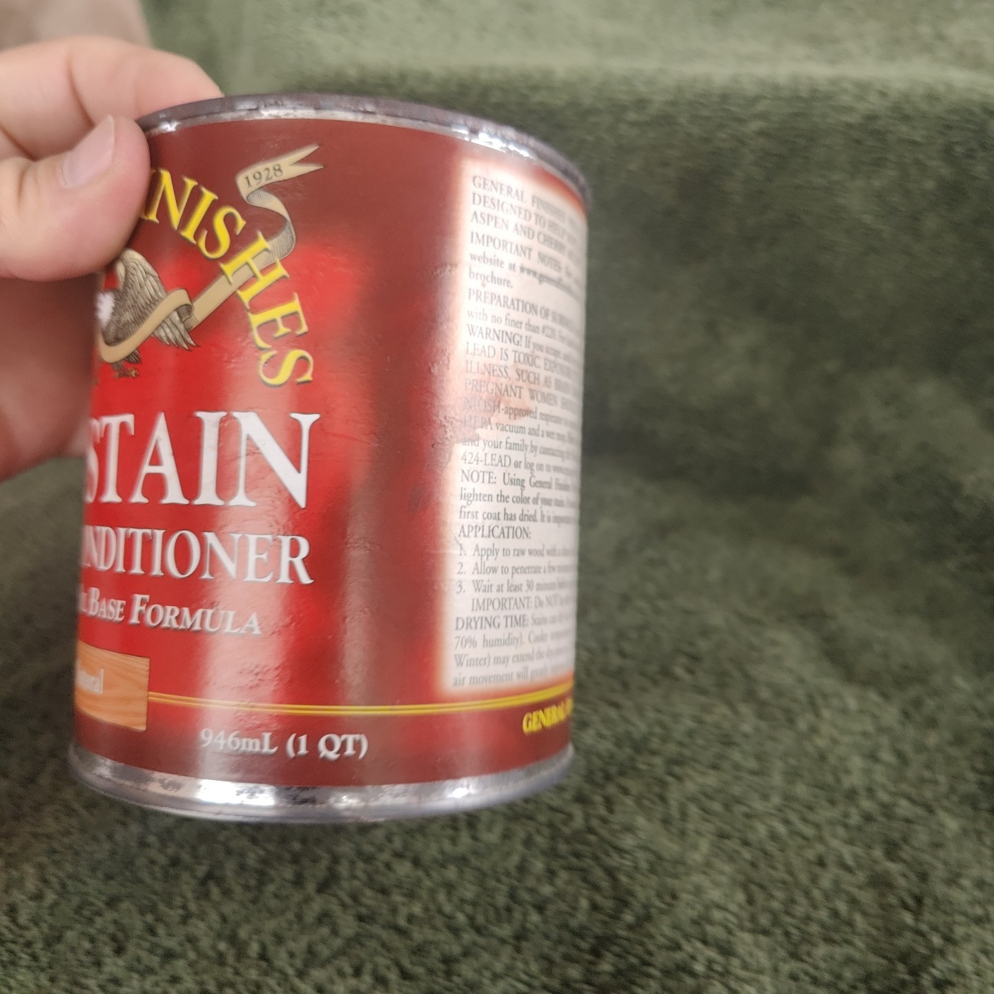 Premium Oil-Based Pre-Stain Wood Conditioner – 1 Quart for Flawless Finish$