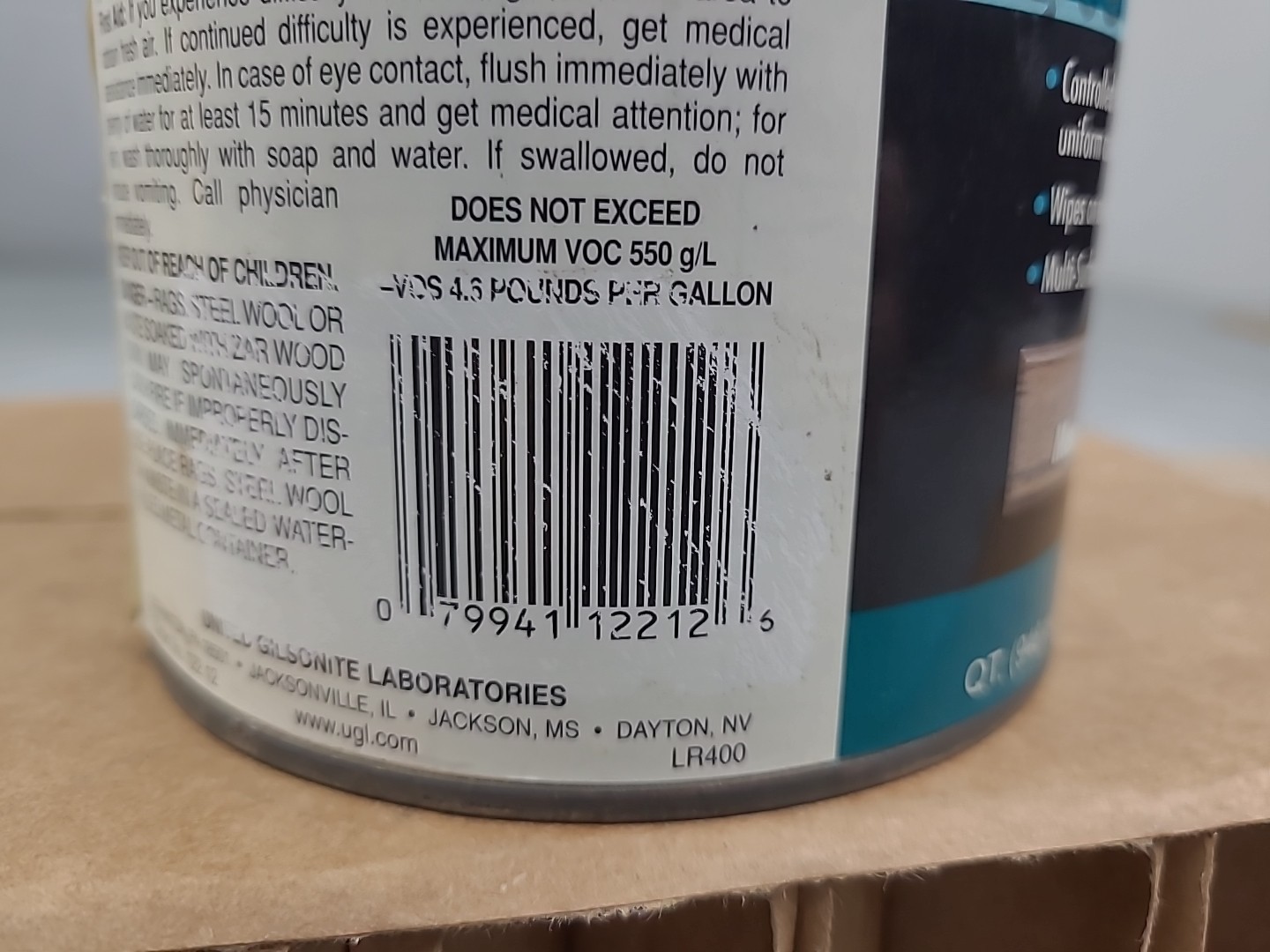 READ 1x Zar Oil Based Stain 122 Mediterranean Quart