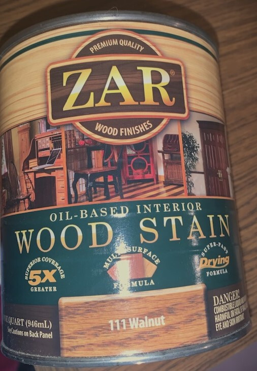 Zar Interior Stain, 111 Walnut, Quart