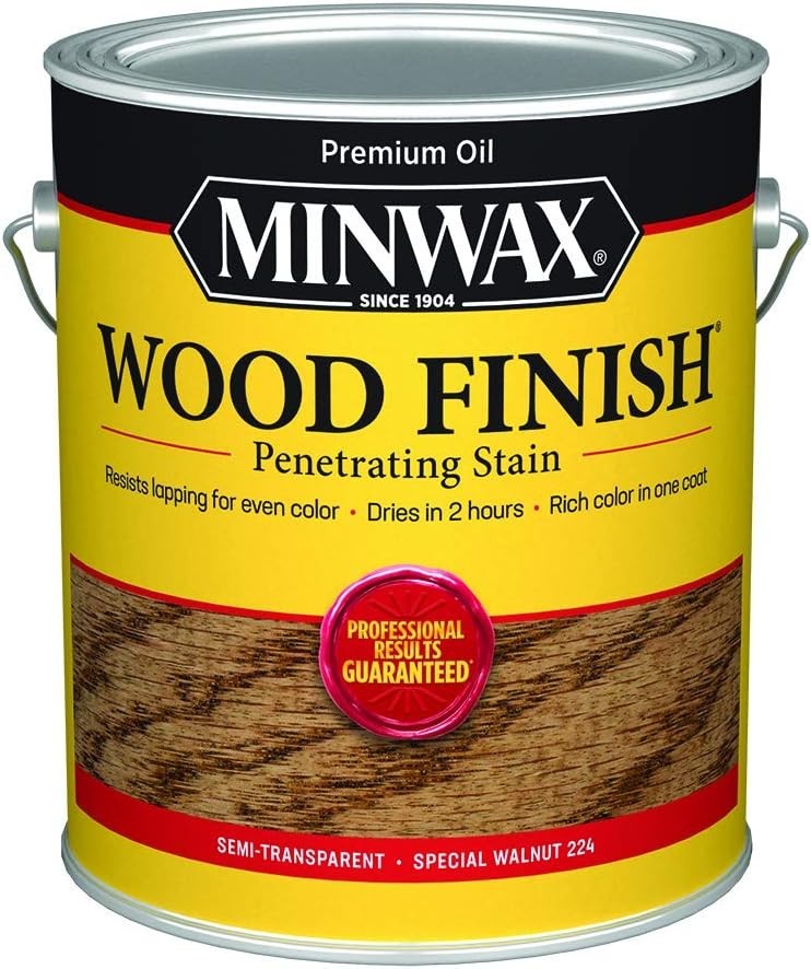 Rich Special Walnut Stain – 1 Gallon Interior Wood Finish for Easy Application