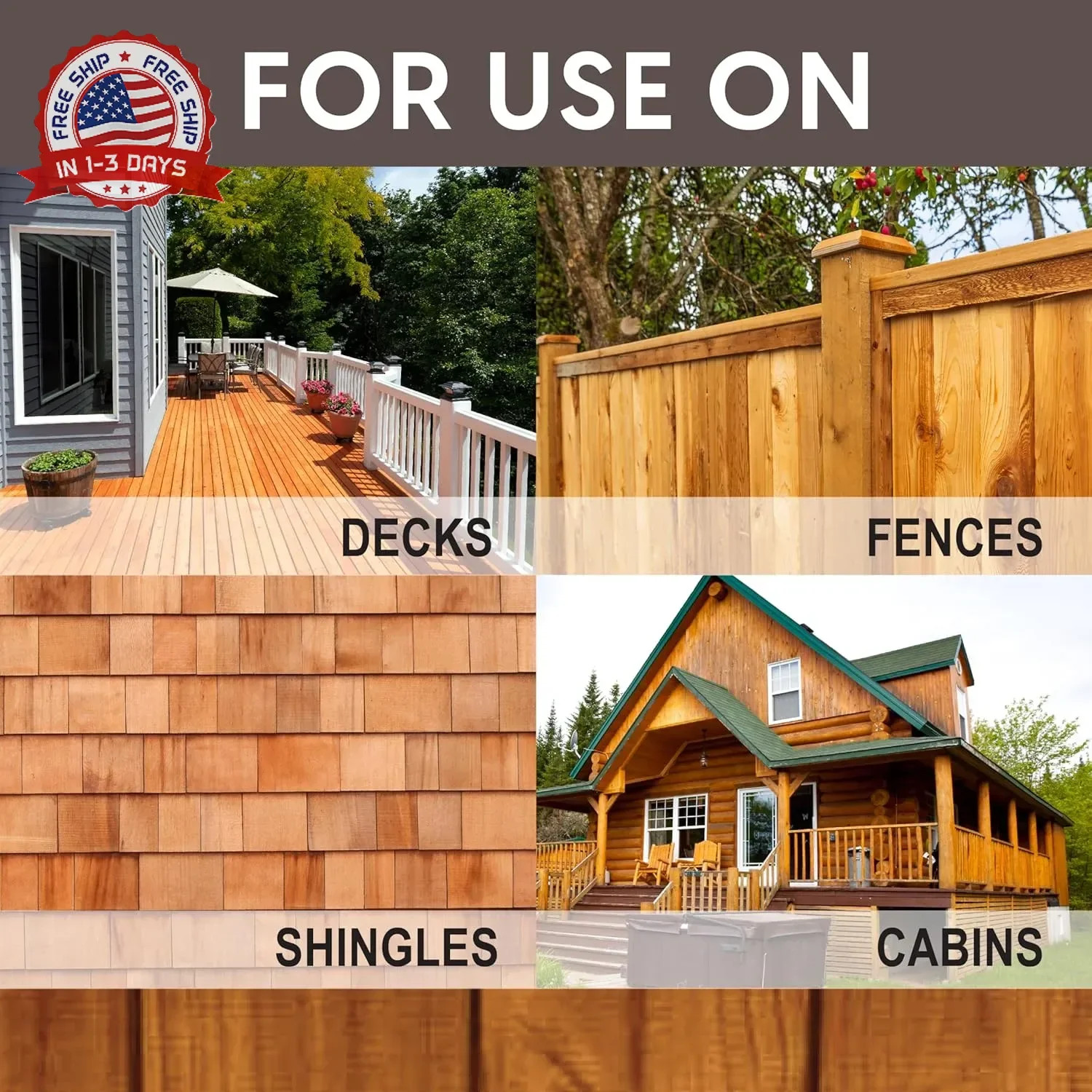 Ready Seal Exterior Wood Stain | Turbo Spray System | Professional Grade Oil-Bas