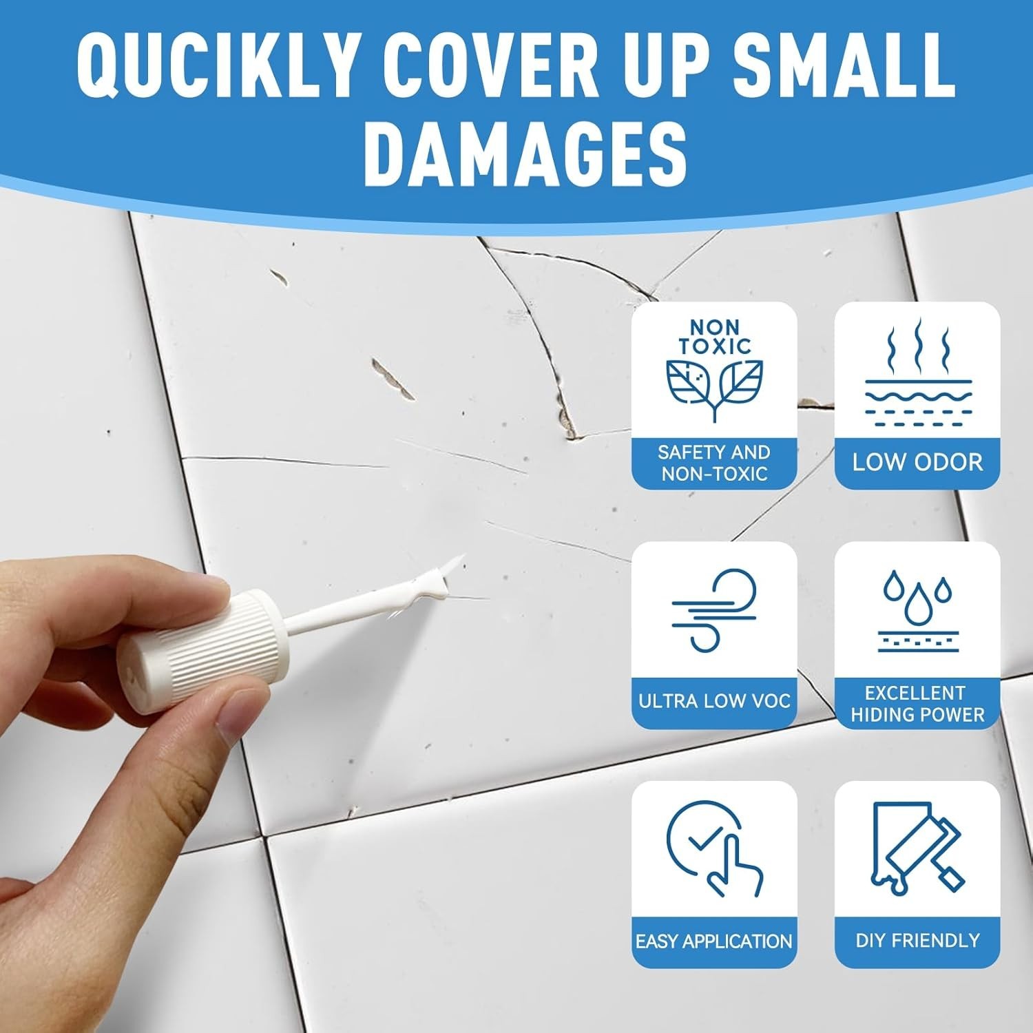 QuickFix White Porcelain & Tile Repair Kit
