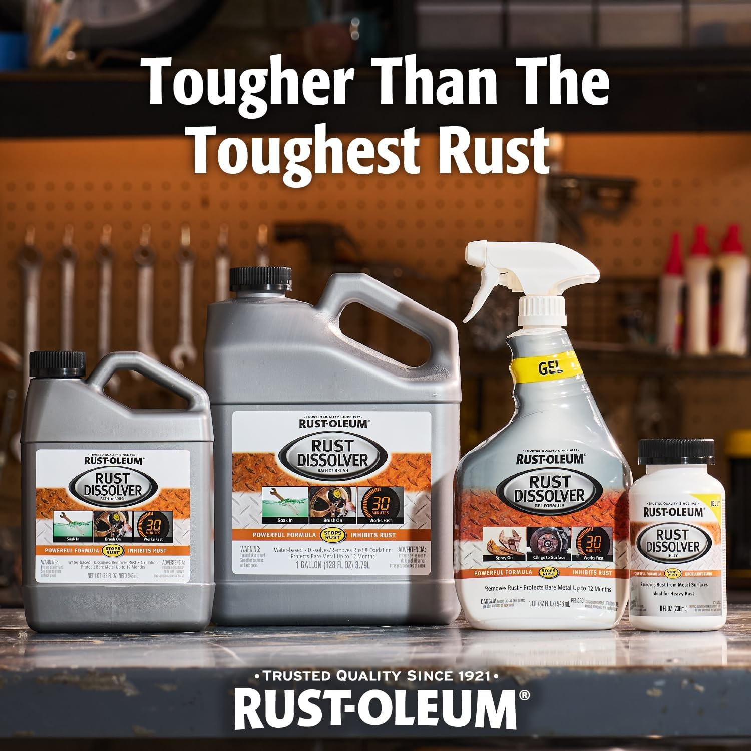 Rust-Oleum Rust Dissolver Soak & Bath | Heavy-Duty Corrosion Remover for Metal T