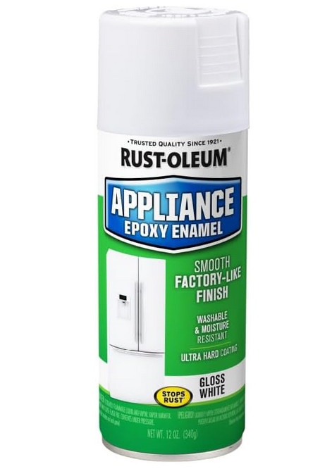 Rust-Oleum 7881830 Specialty Appliance Epoxy Spray Paint, 12 oz, White
