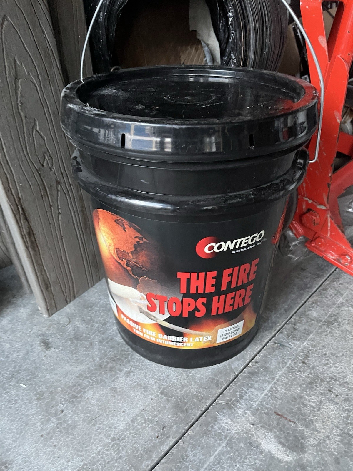 Contego Passive Fire Barrier Latex Thin Film Imtumescent 5 Gallons