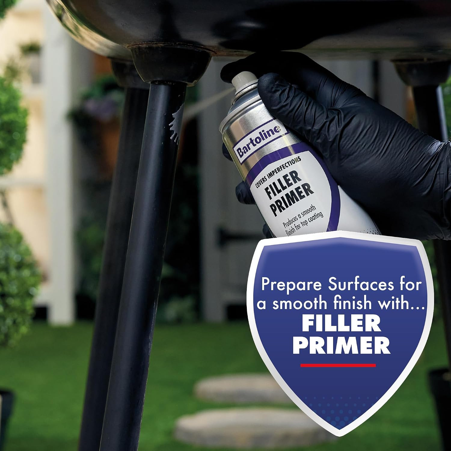 Filler Primer Spray Paint, Gray, 13.5 oz – Sandable Finish Multi-Surface Filler