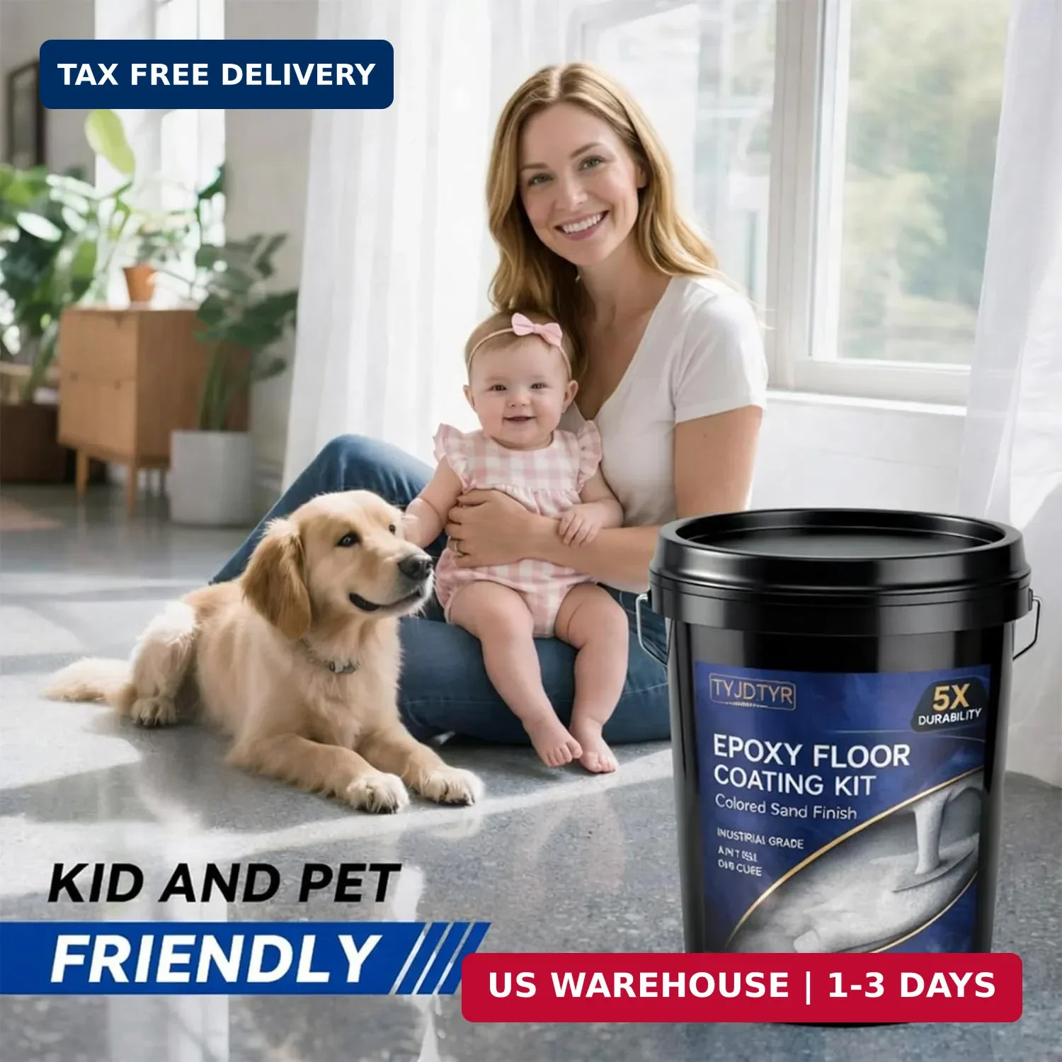 Epoxy Colored Sand Floor Paint, Epoxy Floor Paint For Concrete, Self Leveling Hi