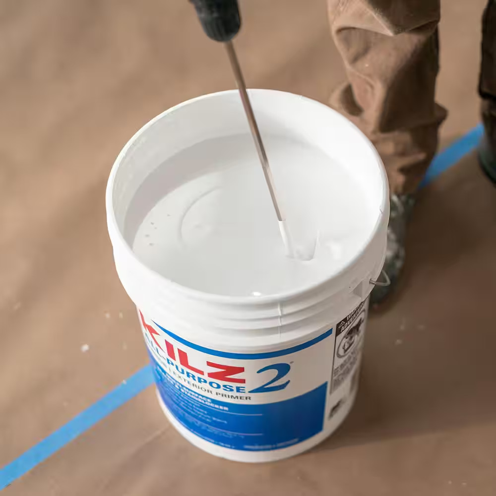 2 ALL PURPOSE 2 Gal. White Interior/Exterior Multi-Surface Primer, Sealer, an…