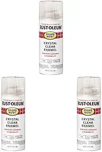 Rust-Oleum 7701830 Stops Rust Spray Paint, 12-Ounce, Gloss Crystal Clear (Pack o