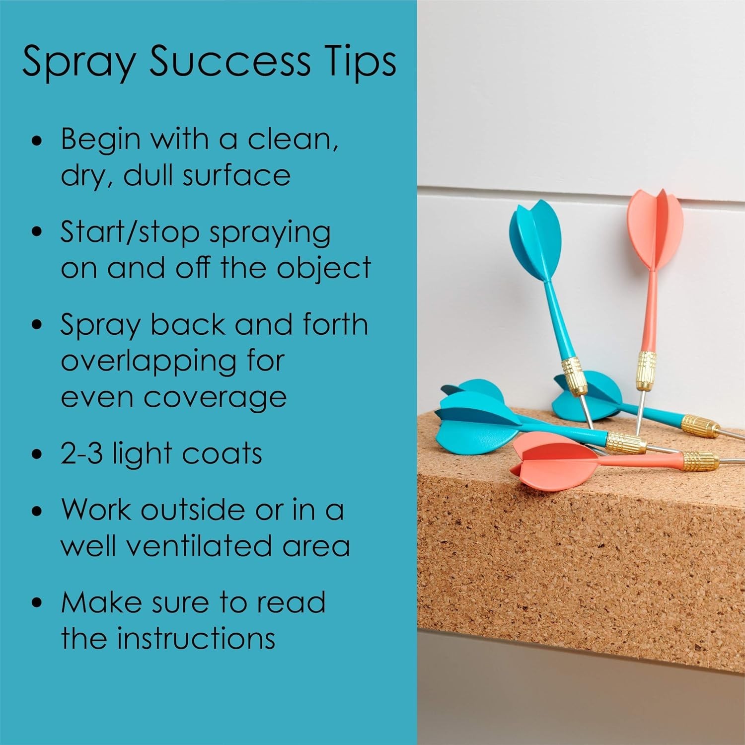 Fusion Spray Paint Set – Lagoon Blue, Indoor/Outdoor, 3 Pack