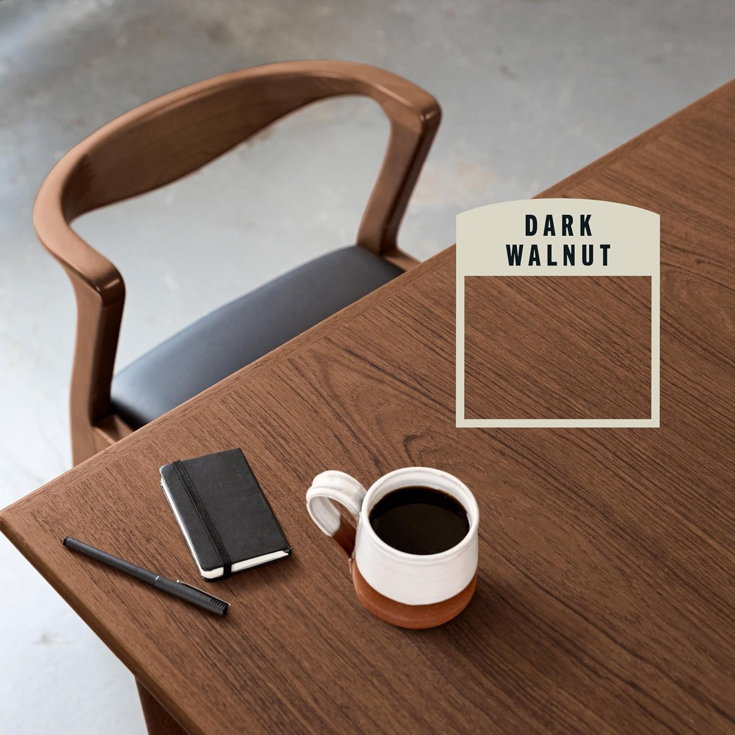 Varathane Premium Fast Dry Dark Walnut Wood Stain | Oil-Based, 1 Coat Color, 1 H