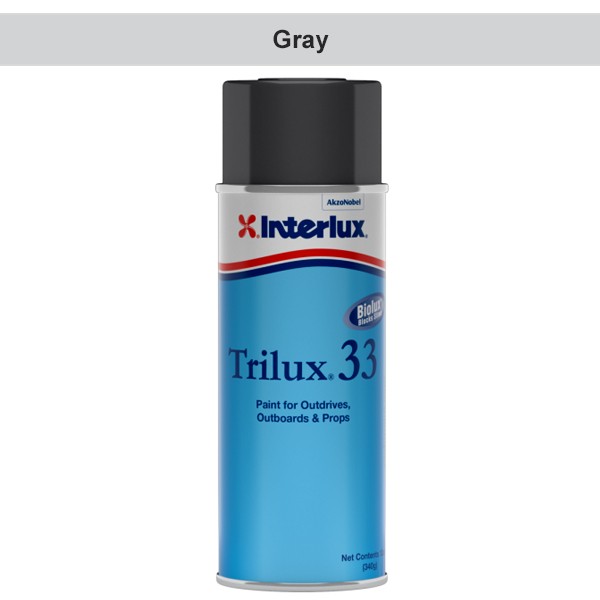 Interlux Trilux Boat Prop & Drive Antifouling Paint Gray 12 Oz YBA064A