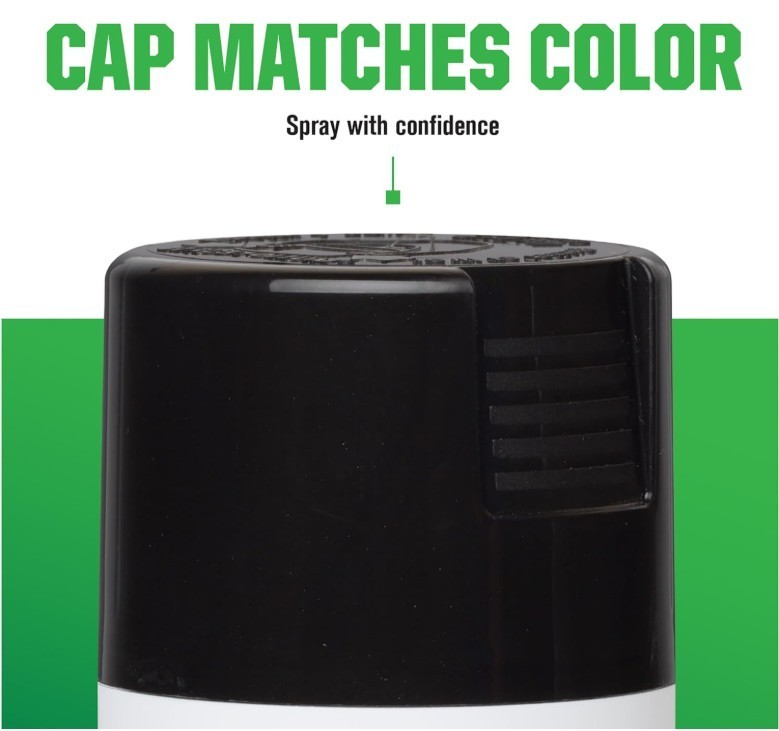 Rust-Oleum 280123 Farm & Implement Spray Paint, 12 oz, Gloss Black, (Pack of 6)