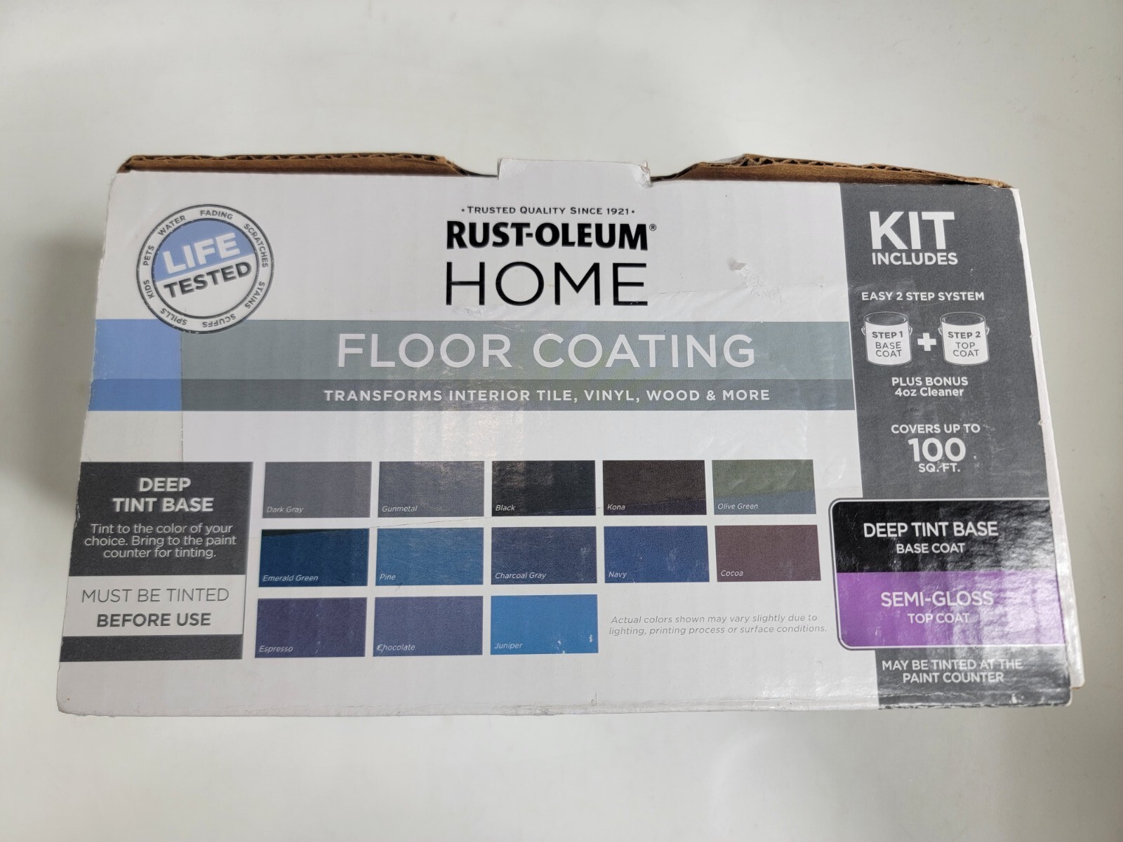 Rust-Oleum 360101 Home Deep Base/ Semi-Gloss Top-Coat New Buy It Now SHIPS FAST!