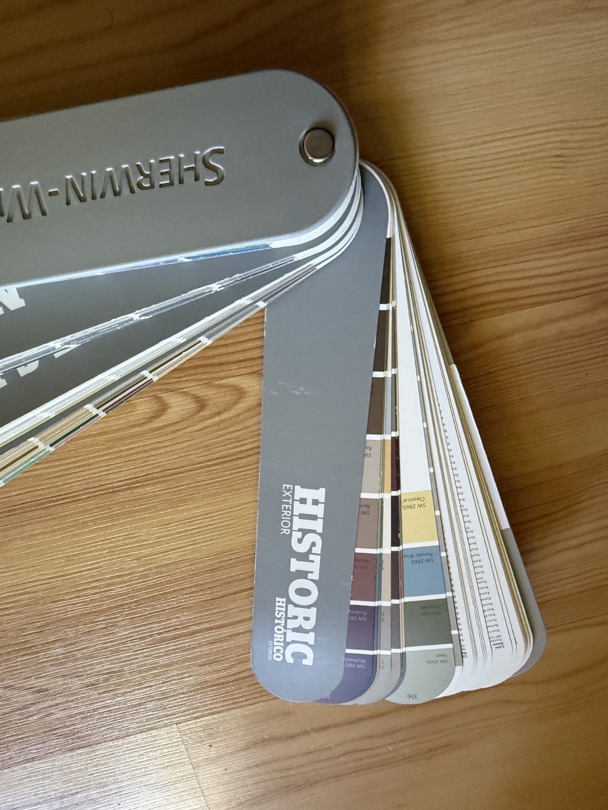 2015 Sherwin Williams Color Snap Paint Swatches Sample Fan Deck Book Match Chips