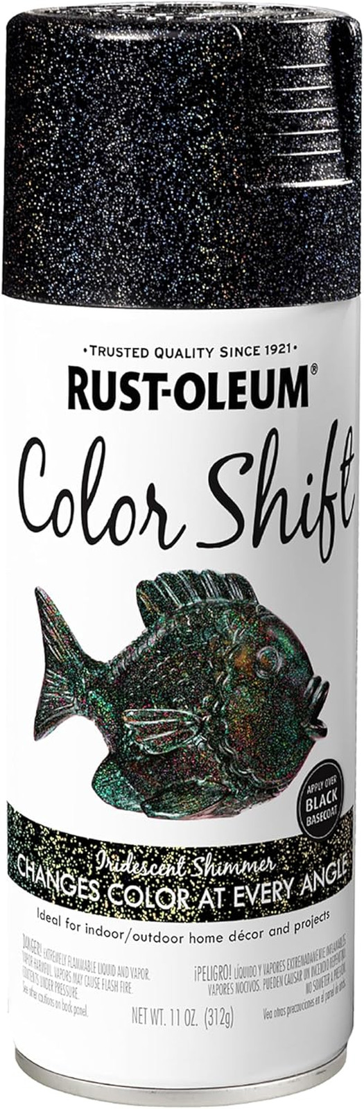 Rust-Oleum 384335 Specialty Color Shift Spray Paint, 11 Oz,Iridescent Shimmer