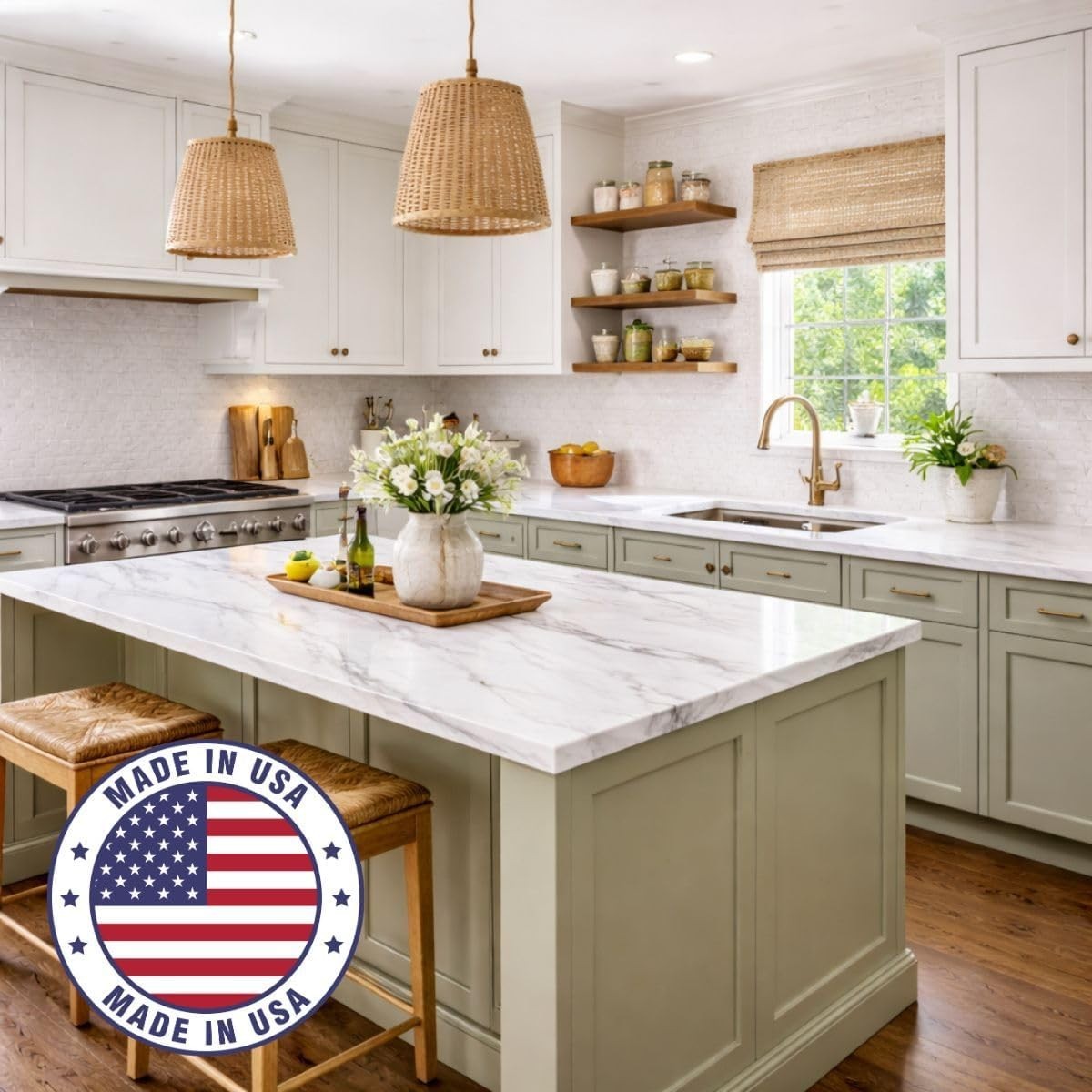 Marble Easy Epoxy Countertop Paint Kit Carrara White