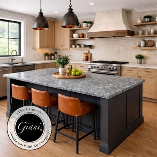 Granite Countertop Paint Kit – 100% Acrylic Slate Finish, Easy DIY Home Upgrade