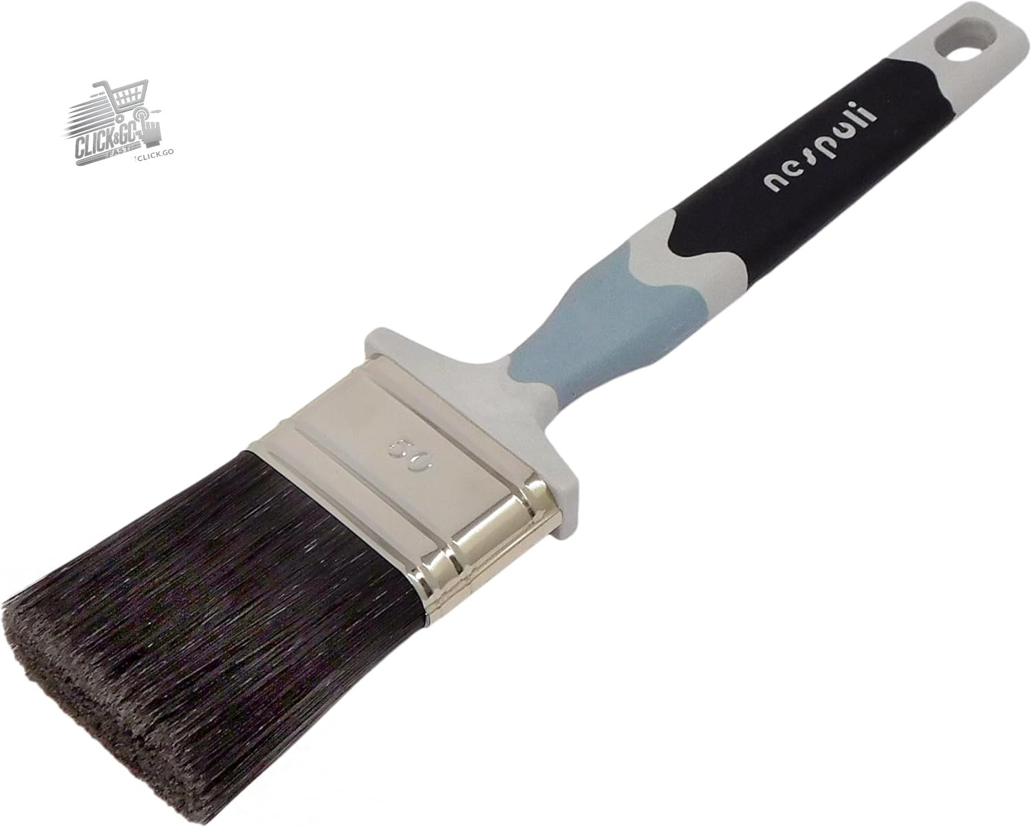 Nespoli SoftTouch Flat Brush 50mm Water Solvent Paint Wood
