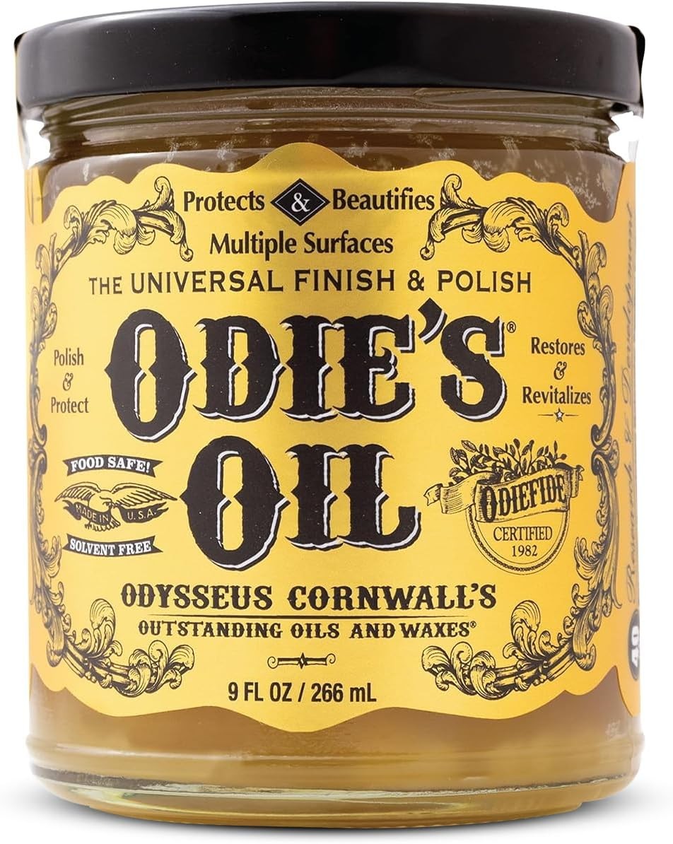 Oil Universal Finish Wood Leather Plastic Vinyl Metal & More 9 Oz Jar