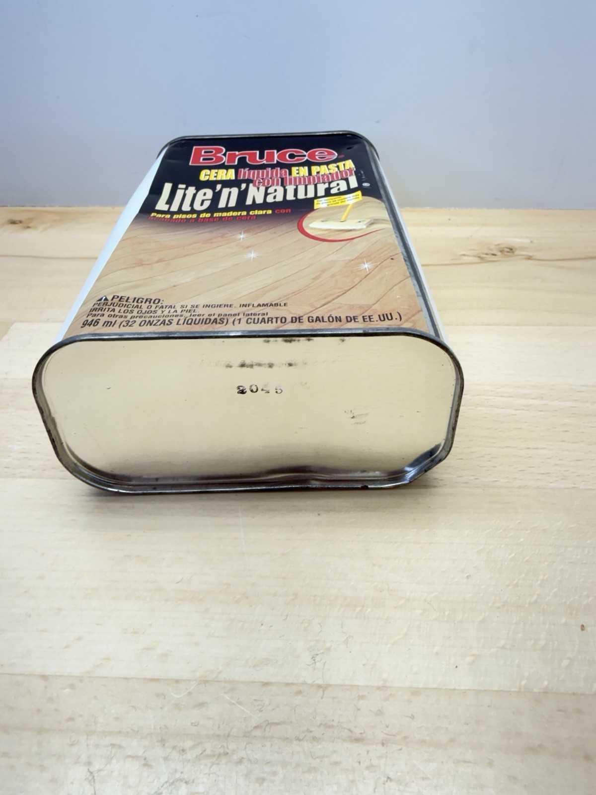 Bruce Lite ‘n’ Natural Liquid Paste Wax Cleaner Hardwood Floors 32 fl oz A