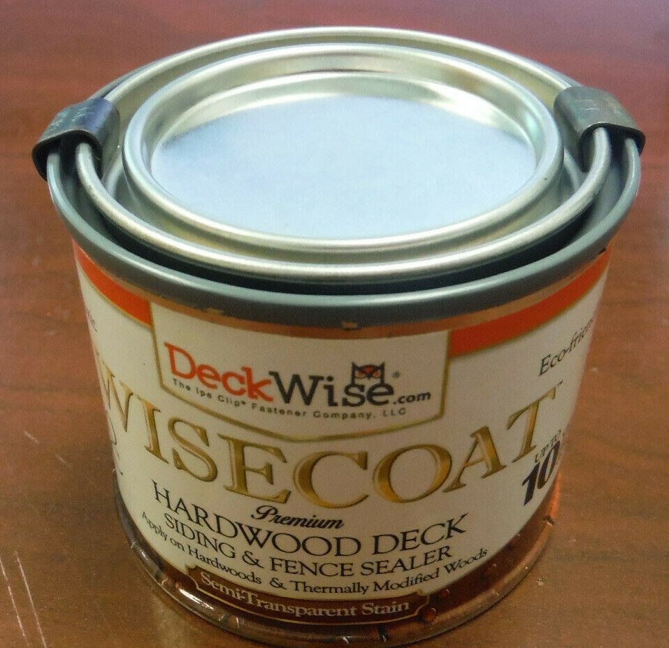 Deck Wise Wisecoat Premium Hardwood Deck Siding & Fence Sealer 1/4 Pint SAMPLE