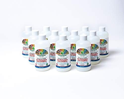Fire Retardant Paint Additive – Mix 8 oz with 1 Gallon Latex Paint or Primer