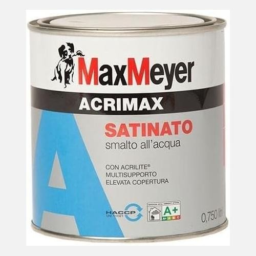 MaxMeyer Acrimax Water Satin Enamel 750ml 8-10sqm, FIR GREEN RAL 6009