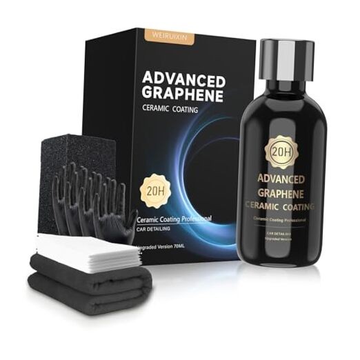 20H Advanced Graphene Ceramic Coating for Cars, Ceramic Car Auto Detailing kit
