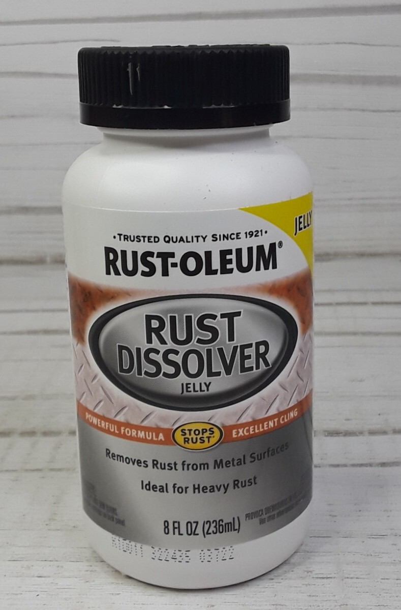 Rust-Oleum Rust Dissolver Jelly 8 OZ Ideal For Heavy Rust Stops Rust