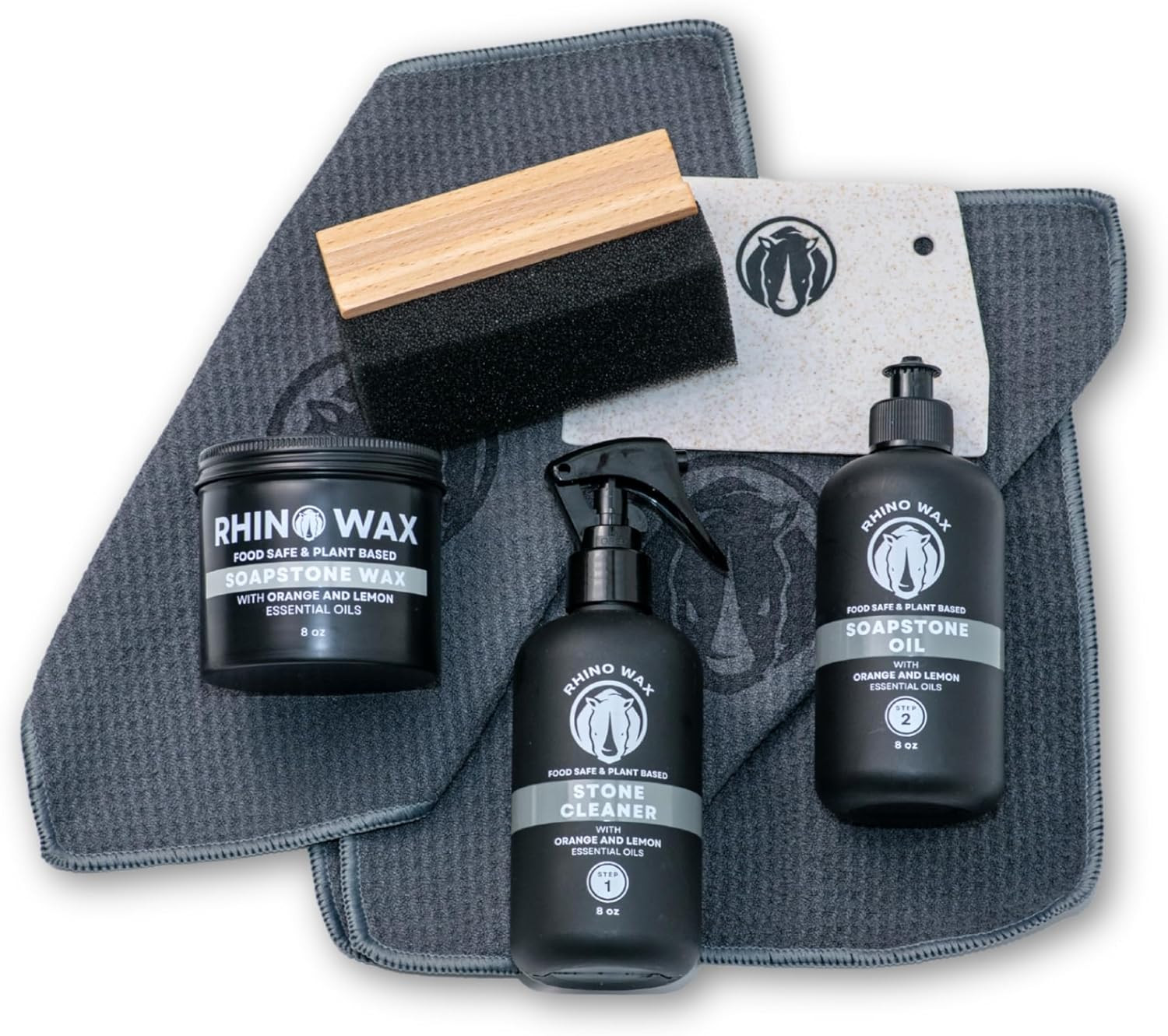 Soapstone Ultimate Care Kit – Soapstone Wax, Soap-Stone Oil, Stone Spray Cleaner