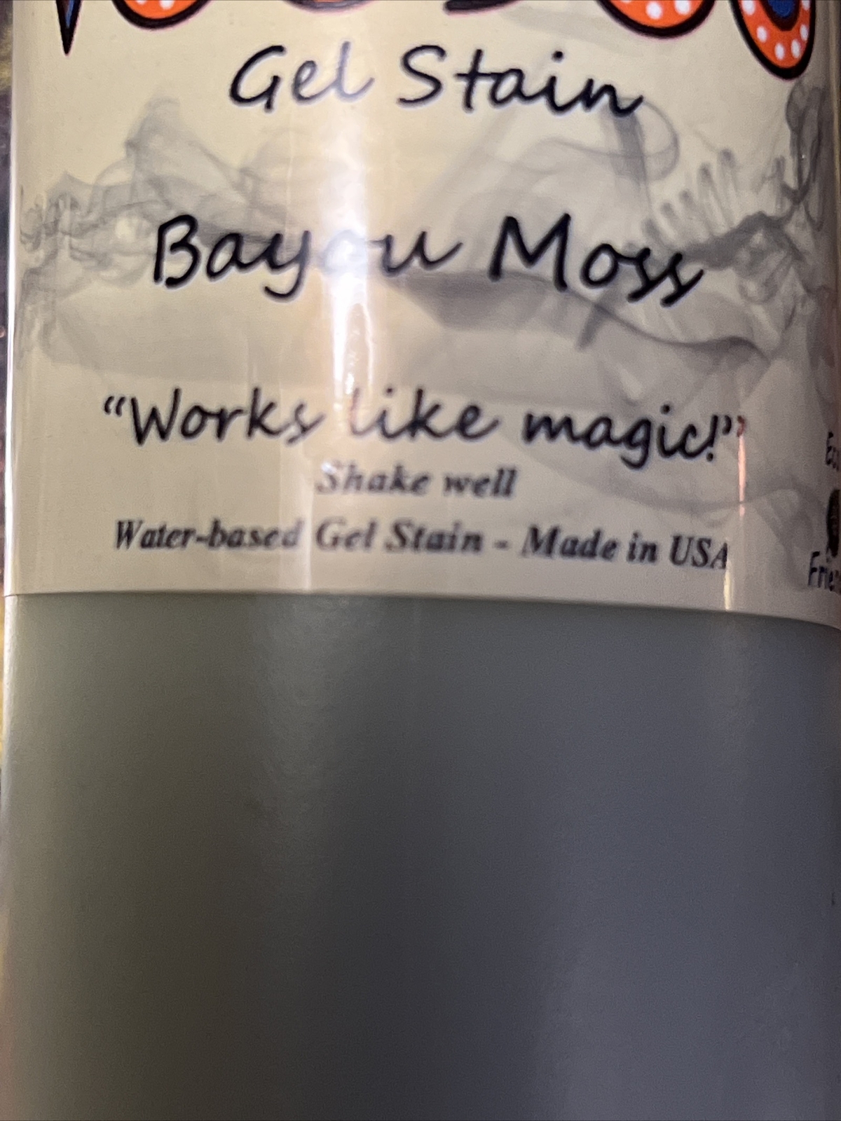New Dixie Belle Paint Co VooDoo Bayou Moss Gel Stain Water-Based Translucent