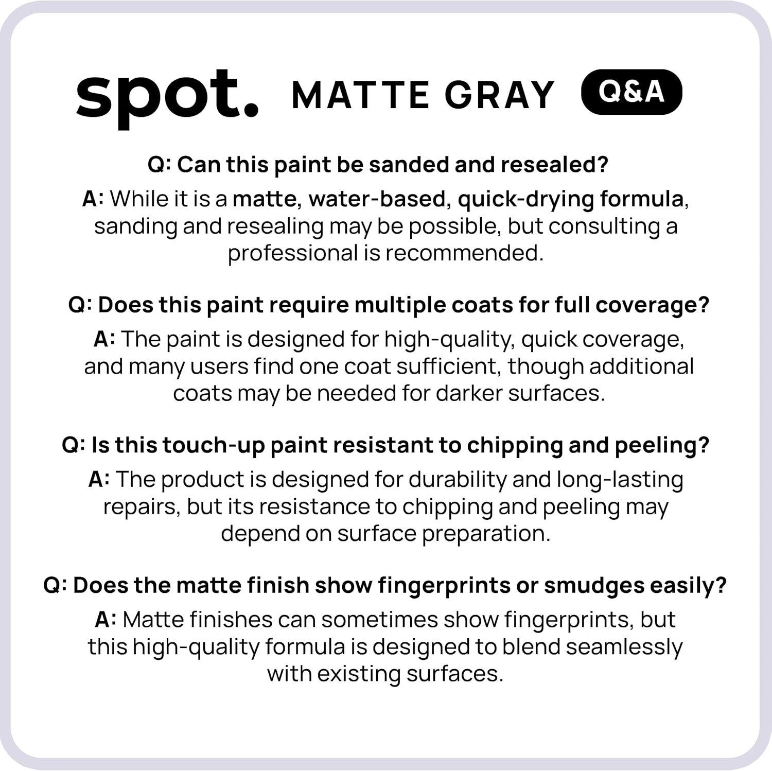 Touch-up Paint | Quick-drying, low-odour, eco-friendly formula | Three-piece set