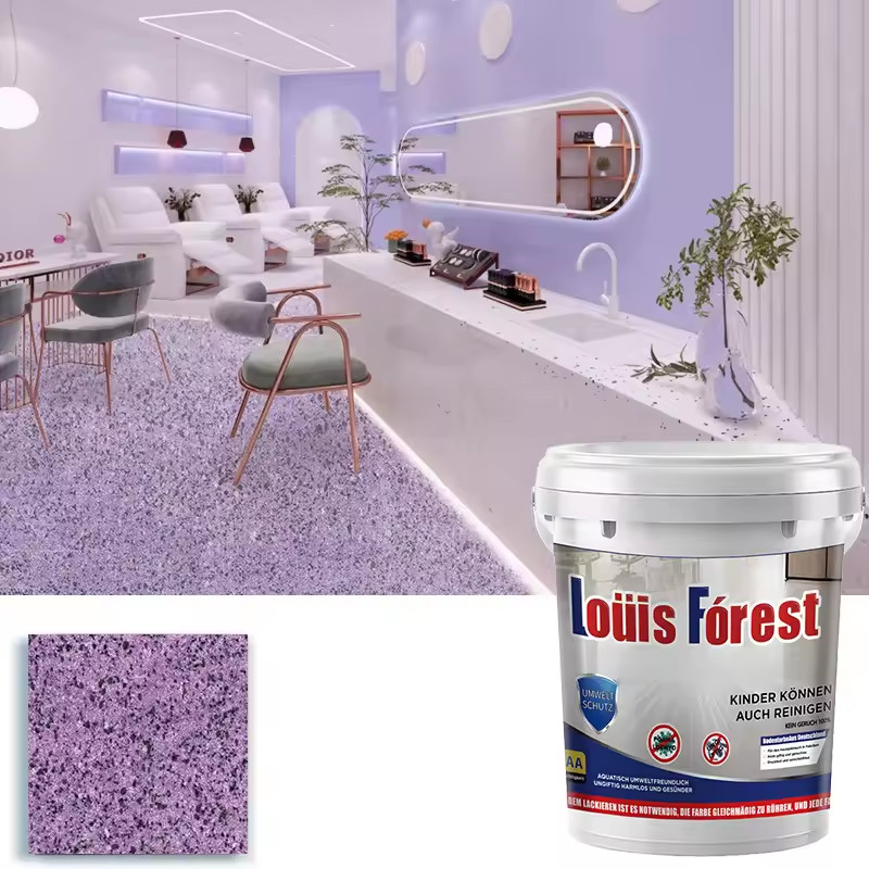 500ML High-Gloss Marble Effect Epoxy Floor Coating Waterproof Stain Resistant Ab