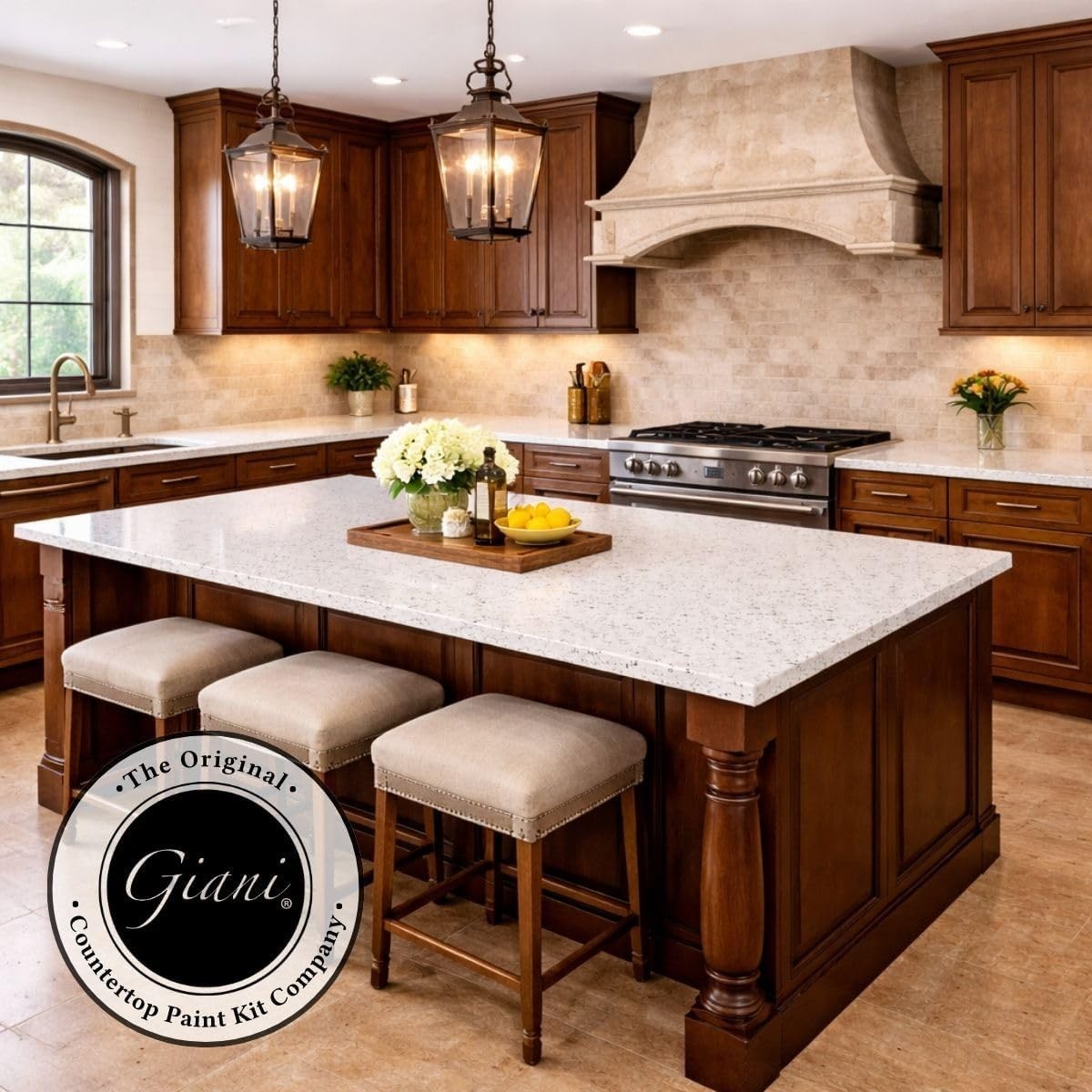 White Diamond Finish Countertop Paint – 100% Acrylic