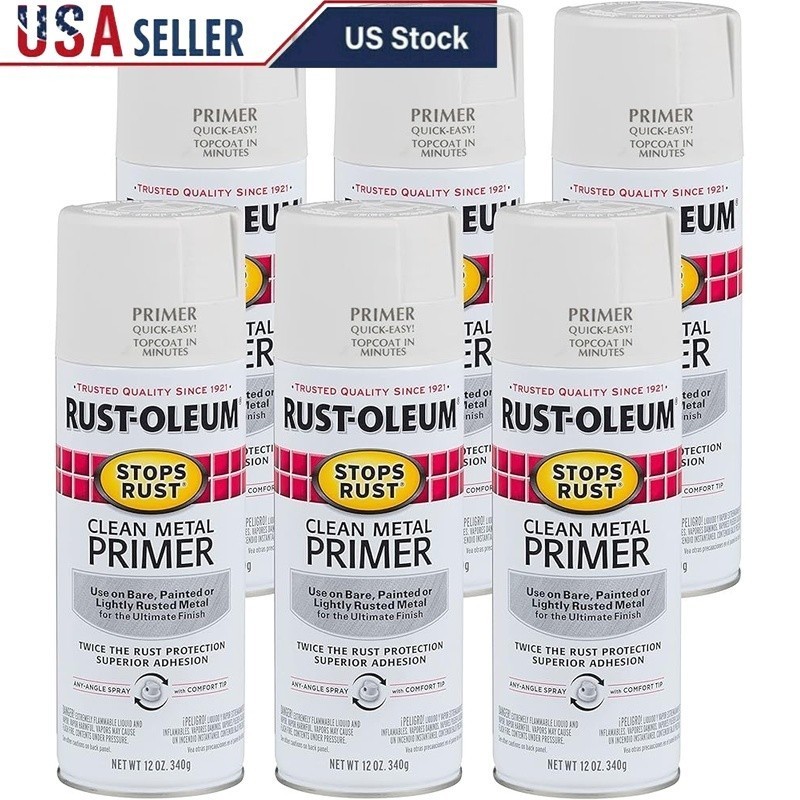 Corrosion Resistant Primer Wood Metal Concrete Excellent Adhesion Spray Finish