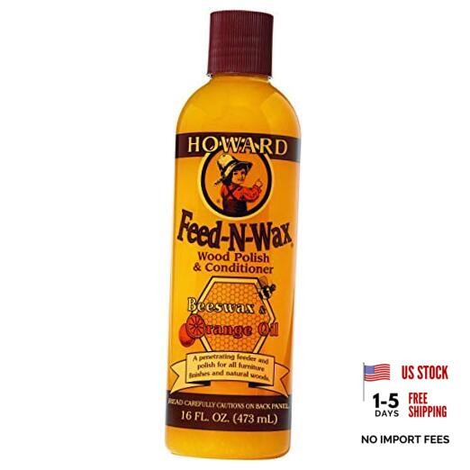 Products Beeswax Wood Polish & Conditioner, Feed-N-Wax, 16 Fl Oz (Pack of 1)